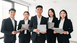 beauty device manufacturer team