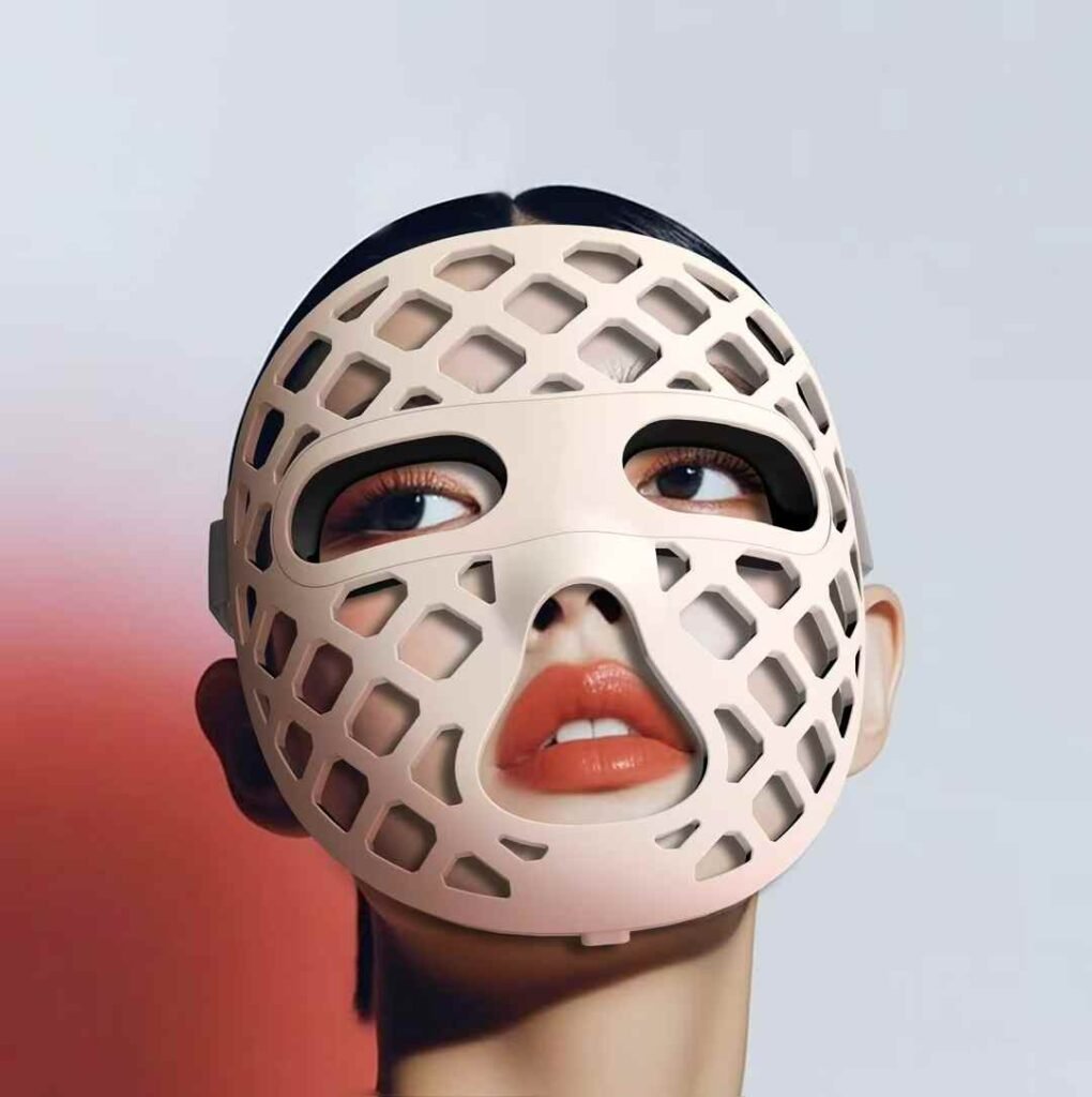 medical grade LED light therapy mask for skincare