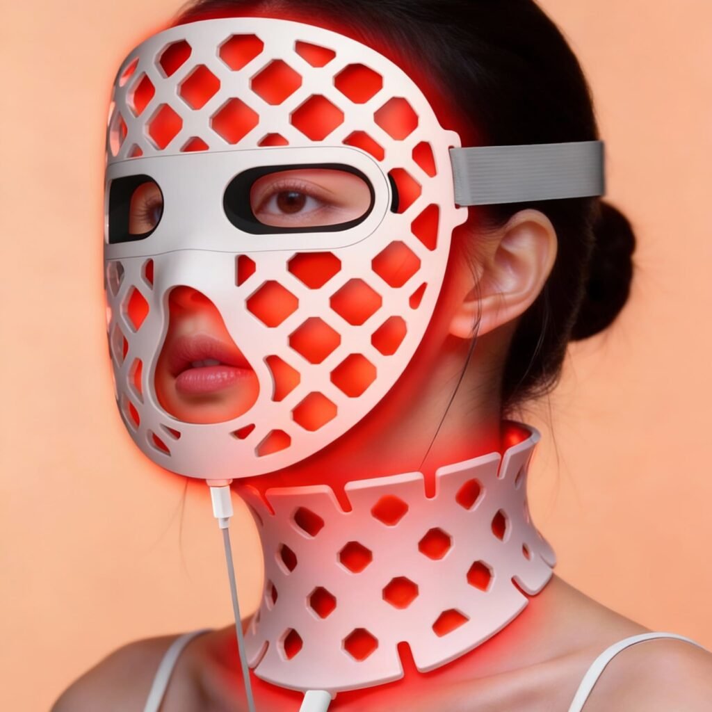 Best LED Light Therapy Mask for Collagen and Firmer Skin,2026 led neck mask +led face mask