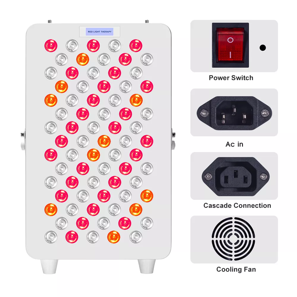 375W Red Light Therapy Panel with Smart Touch Screen Control - 图片 5