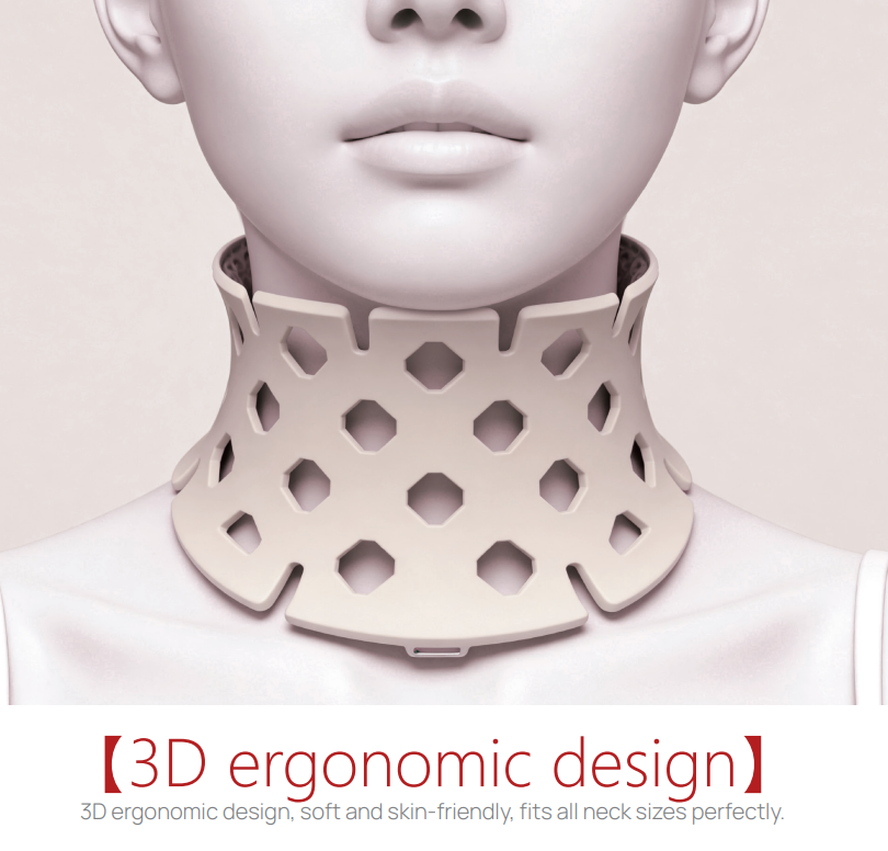 next gen led neck mask with 3D ergonomiic design