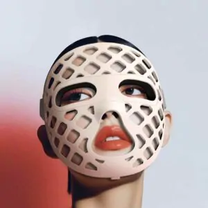 medical grade LED light therapy mask for skincare
